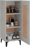 vidaXL - Dressoir - 34,5x34x90 - cm - bewerkt - hout - betongrijs
