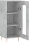 vidaXL - Dressoir - 34,5x34x90 - cm - bewerkt - hout - betongrijs