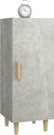 vidaXL - Dressoir - 34,5x34x90 - cm - bewerkt - hout - betongrijs