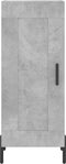 vidaXL - Dressoir - 34,5x34x90 - cm - bewerkt - hout - betongrijs