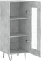 vidaXL - Dressoir - 34,5x34x90 - cm - bewerkt - hout - betongrijs
