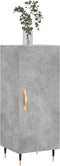 vidaXL - Dressoir - 34,5x34x90 - cm - bewerkt - hout - betongrijs