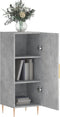 vidaXL - Dressoir - 34,5x34x90 - cm - bewerkt - hout - betongrijs
