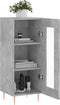 vidaXL - Dressoir - 34,5x34x90 - cm - bewerkt - hout - betongrijs