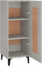 vidaXL - Dressoir - 34,5x34x90 - cm - bewerkt - hout - betongrijs