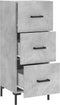 vidaXL - Dressoir - 34,5x34x90 - cm - bewerkt - hout - betongrijs
