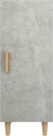 vidaXL - Dressoir - 34,5x34x90 - cm - bewerkt - hout - betongrijs
