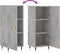 vidaXL - Dressoir - 34,5x34x90 - cm - bewerkt - hout - betongrijs