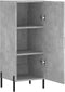 vidaXL - Dressoir - 34,5x34x90 - cm - bewerkt - hout - betongrijs