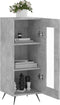vidaXL - Dressoir - 34,5x34x90 - cm - bewerkt - hout - betongrijs