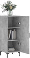 vidaXL - Dressoir - 34,5x34x90 - cm - bewerkt - hout - betongrijs