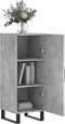 vidaXL - Dressoir - 34,5x34x90 - cm - bewerkt - hout - betongrijs