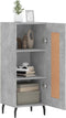vidaXL - Dressoir - 34,5x34x90 - cm - bewerkt - hout - betongrijs