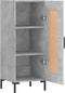 vidaXL - Dressoir - 34,5x34x90 - cm - bewerkt - hout - betongrijs