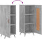 vidaXL - Dressoir - 34,5x34x90 - cm - bewerkt - hout - betongrijs