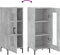 vidaXL - Dressoir - 34,5x34x90 - cm - bewerkt - hout - betongrijs