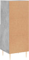 vidaXL - Dressoir - 34,5x34x90 - cm - bewerkt - hout - betongrijs
