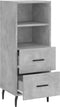 vidaXL - Dressoir - 34,5x34x90 - cm - bewerkt - hout - betongrijs