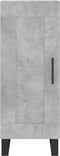 vidaXL - Dressoir - 34,5x34x90 - cm - bewerkt - hout - betongrijs