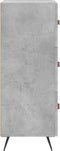 vidaXL - Dressoir - 34,5x34x90 - cm - bewerkt - hout - betongrijs
