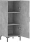 vidaXL - Dressoir - 34,5x34x90 - cm - bewerkt - hout - betongrijs