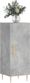 vidaXL - Dressoir - 34,5x34x90 - cm - bewerkt - hout - betongrijs
