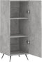 vidaXL - Dressoir - 34,5x34x90 - cm - bewerkt - hout - betongrijs