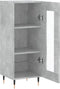 vidaXL - Dressoir - 34,5x34x90 - cm - bewerkt - hout - betongrijs