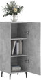 vidaXL - Dressoir - 34,5x34x90 - cm - bewerkt - hout - betongrijs