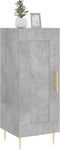 vidaXL - Dressoir - 34,5x34x90 - cm - bewerkt - hout - betongrijs
