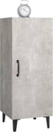 vidaXL - Dressoir - 34,5x34x90 - cm - bewerkt - hout - betongrijs