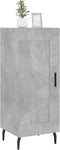 vidaXL - Dressoir - 34,5x34x90 - cm - bewerkt - hout - betongrijs