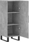 vidaXL - Dressoir - 34,5x34x90 - cm - bewerkt - hout - betongrijs
