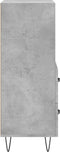 vidaXL - Dressoir - 34,5x34x90 - cm - bewerkt - hout - betongrijs