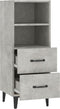 vidaXL - Dressoir - 34,5x34x90 - cm - bewerkt - hout - betongrijs