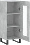 vidaXL - Dressoir - 34,5x34x90 - cm - bewerkt - hout - betongrijs