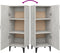 vidaXL - Dressoir - 34,5x34x90 - cm - bewerkt - hout - betongrijs