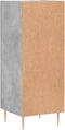 vidaXL - Dressoir - 34,5x34x90 - cm - bewerkt - hout - betongrijs