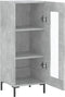 vidaXL - Dressoir - 34,5x34x90 - cm - bewerkt - hout - betongrijs