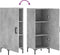 vidaXL - Dressoir - 34,5x34x90 - cm - bewerkt - hout - betongrijs