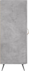 vidaXL - Dressoir - 34,5x34x90 - cm - bewerkt - hout - betongrijs