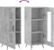 vidaXL - Dressoir - 34,5x34x90 - cm - bewerkt - hout - betongrijs