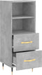 vidaXL - Dressoir - 34,5x34x90 - cm - bewerkt - hout - betongrijs