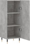 vidaXL - Dressoir - 34,5x34x90 - cm - bewerkt - hout - betongrijs