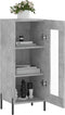 vidaXL - Dressoir - 34,5x34x90 - cm - bewerkt - hout - betongrijs
