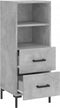 vidaXL - Dressoir - 34,5x34x90 - cm - bewerkt - hout - betongrijs