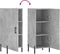 vidaXL - Dressoir - 34,5x34x90 - cm - bewerkt - hout - betongrijs