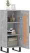 vidaXL - Dressoir - 34,5x34x90 - cm - bewerkt - hout - betongrijs