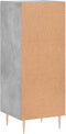 vidaXL - Dressoir - 34,5x34x90 - cm - bewerkt - hout - betongrijs