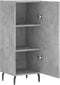 vidaXL - Dressoir - 34,5x34x90 - cm - bewerkt - hout - betongrijs